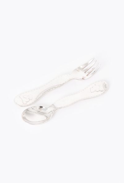 Vintage Objects & Decor Christofle Children Silverware Spoon and Fork - 2