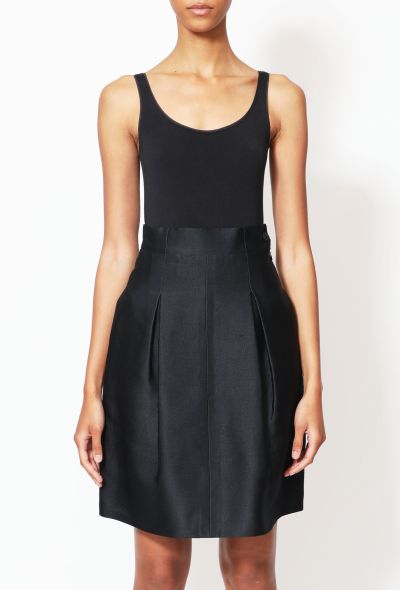 Chanel Piqué Silk Tulip Skirt - 1