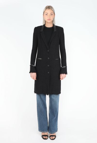 Chanel Fall 2004 Frayed Tweed Coat - 2
