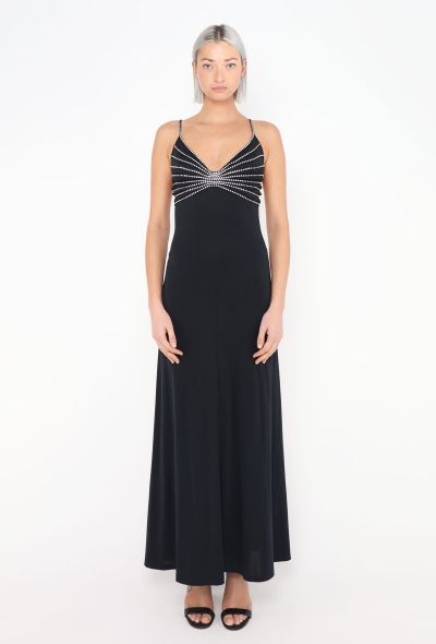 Azzaro COLLECTOR 1975 Strass Open-Back Gown - 1