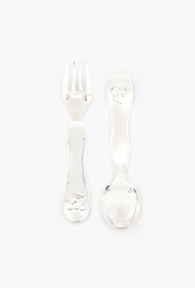 Vintage Objects & Decor Christofle Children Silverware Spoon and Fork - 1