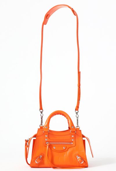 Balenciaga 7507 Orange Nano Neo Classic Bag - 2