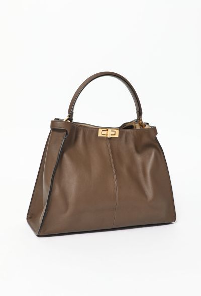 Fendi Taupe Medium Peekaboo X-Lite - 2