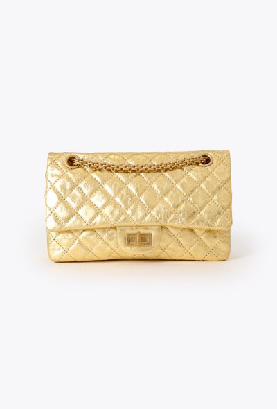 Chanel Gold 2.55 Medium Flap Bag - 2
