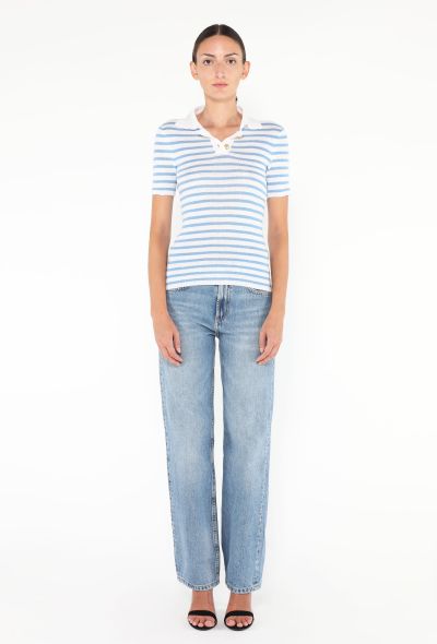 Dior 2022 Striped Knit Polo - 2