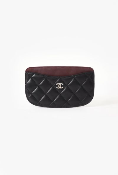 Chanel Black Classic Quilted Cardholder - 1