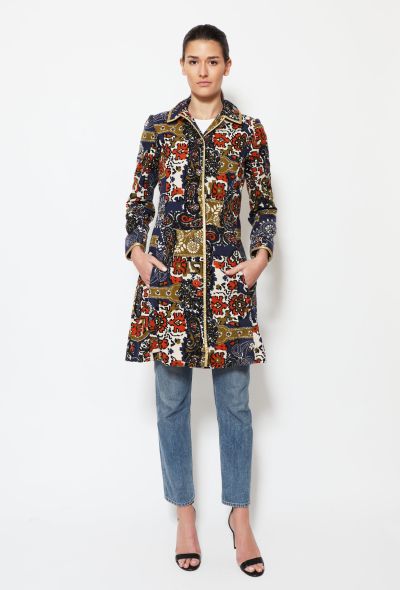 Malcolm Starr '60s Mosaic Lamé Coat - 2