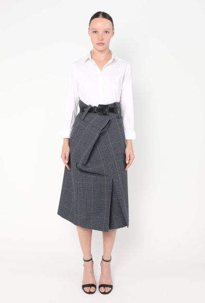 Balenciaga F/W 2017 Asymmetrical Folded Skirt - 1