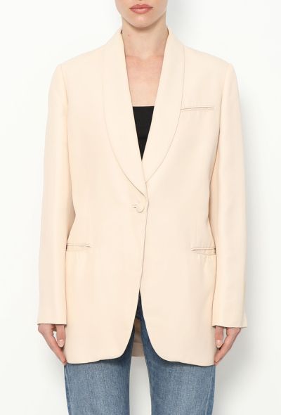 Louis Vuitton Tailored Silk Shawl Blazer - 1