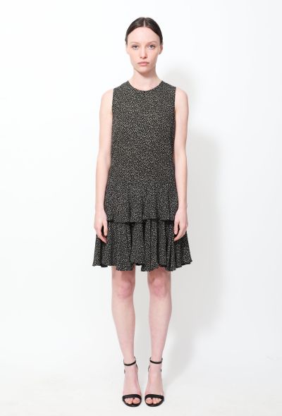 Saint Laurent 2014 Heart Motif Ruffled Dress - 1