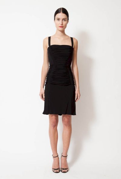 Alaïa Pleated Razor-Back Dress - 1