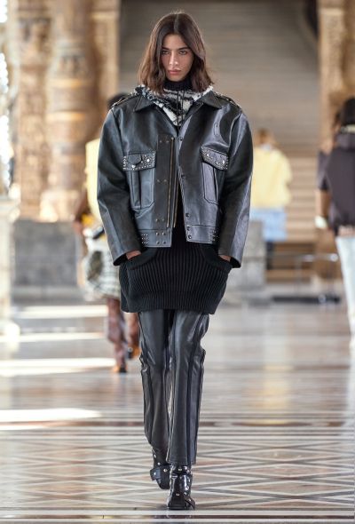 Louis Vuitton F/W 2021 Denim Trim Racer Pants - 2