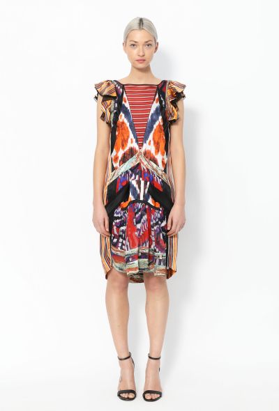 Balenciaga Iconic F/W 2007 Ikat Silk Dress - 1