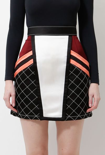 Louis Vuitton Quilted Colorblock Skirt - 2