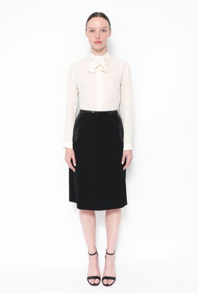 Chanel Sequin-Trim Skirt Ensemble – F/W 2000 - 2