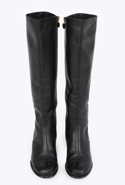 Chanel Leather Knee High Boots, 2024 - 2