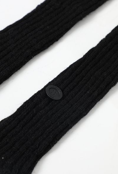Chanel Fingerless Wool Gloves - 2