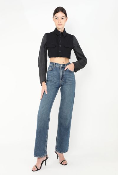 Comme des Garçons Re-Edition 2002 Distressed Cropped Jacket - 2