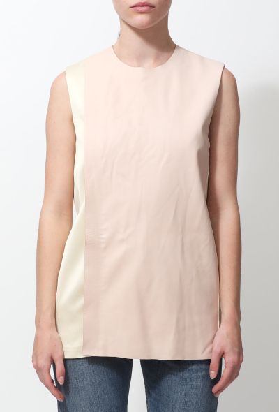 Céline Bicolor Leather Panel Top - 2