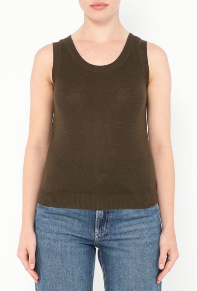 The Row 2021 Cervia Linen Tank Top - 1