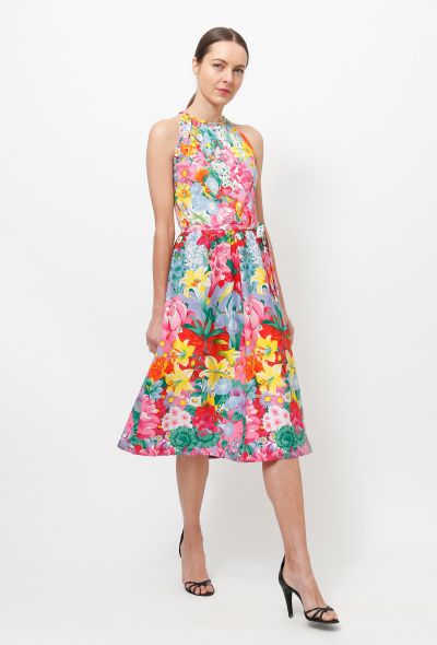 Lanvin 70s Tropical Print Dress - 1