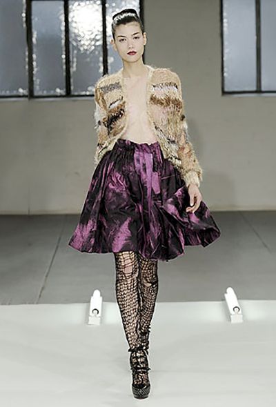 Rodarte F/W 2008 Abstract Print Skirt - 2