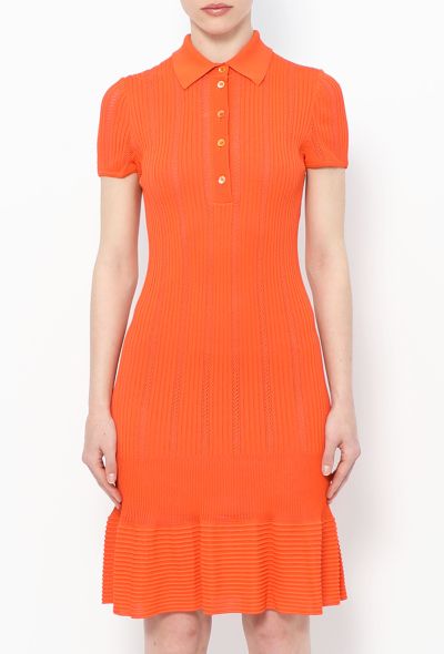 Alaïa 1992 Ribbed Polo Dress - 2