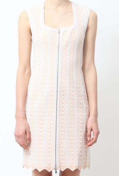Alaïa Perforated Stretch Dress - 1