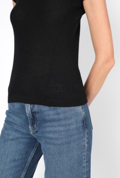 Chanel Alpaca Knit 'CC' Top - 2
