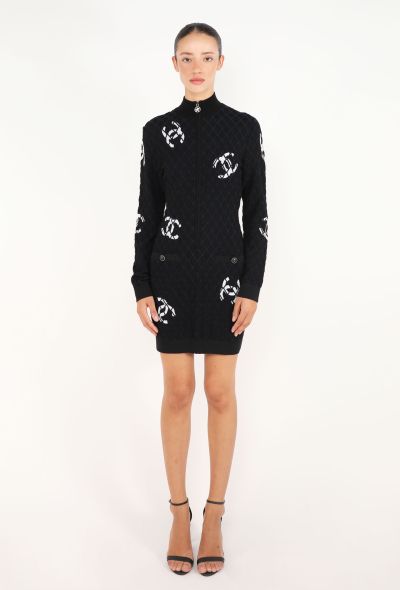 Chanel Quilted 'CC' Cashmere Dress, 2019 - 2