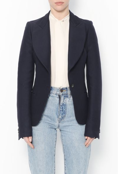 Balenciaga F/W 2003 Notched Blazer - 1
