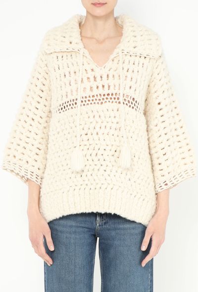 Céline 2021 Crochet Tassel Sweater - 1