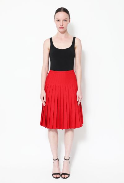 Prada Pleated Crêpe Skirt - 1