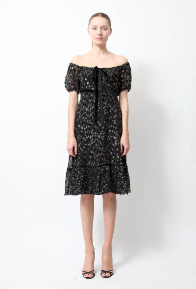 Azzaro Metallic Polka Dot Dress - 1