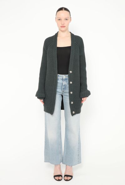 Balenciaga Braided Knit Cardigan - 2