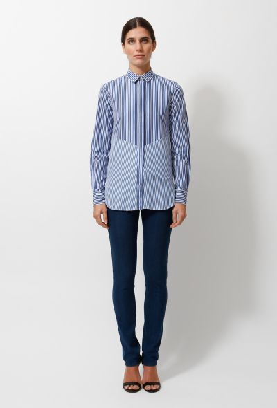 Céline Monochromatic Striped Shirt - 2