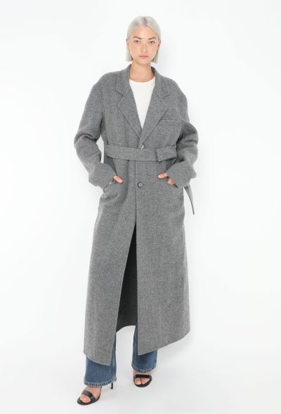 Céline Pre-Fall 2018 Belted Wool Coat - 1