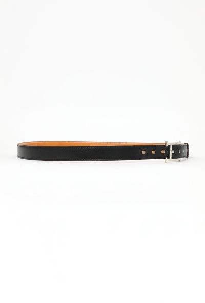 Hermès Chamois 'H' Leather Belt - 2