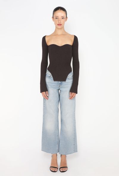 Khaite 2020 Maddy Ribbed Top - 2