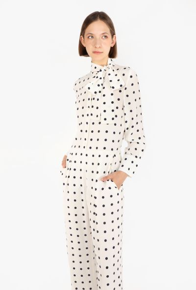 Valentino Polka Dot Lavallière Jumpsuit, 2023 - 2