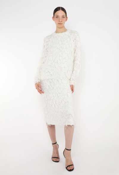 Chloé F/W 2014 Silk Feather Dress - 1