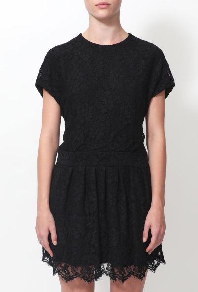 Balenciaga 2008 Lace Flared Dress - 2