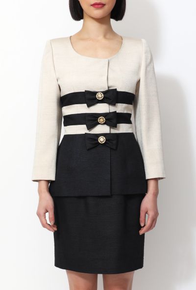 Jacques Fath Bow Trim Ensemble - 1