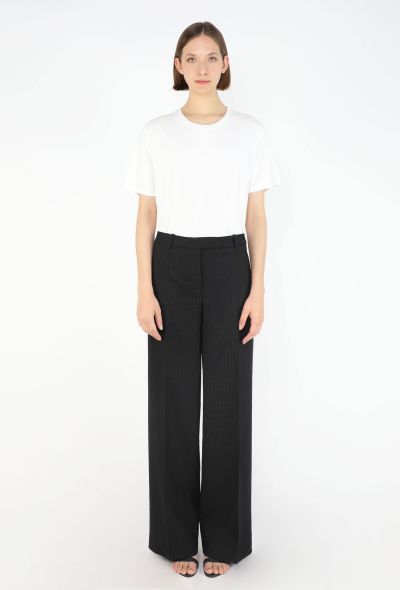 The Row Banew Pinstripe Wide-Leg Trousers, 2024 - 1