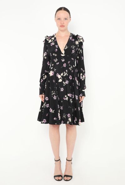 Valentino Pre-Fall 2017 Printed Silk Dress - 1