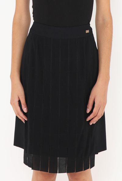 Chanel Classic Pleated 'CC' Skirt - 2