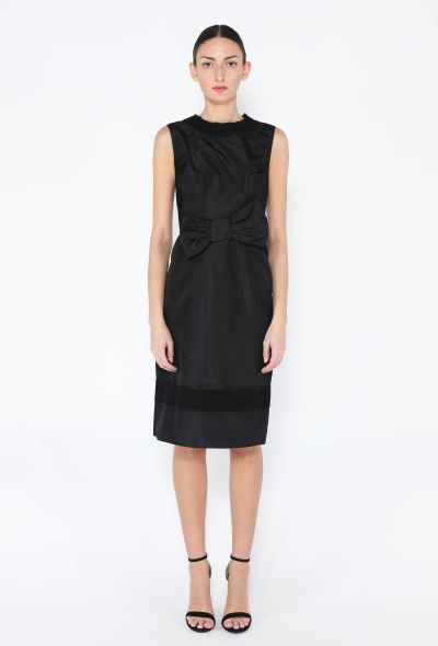 Prada 2007 Ruched Bow Cocktail Dress - 1