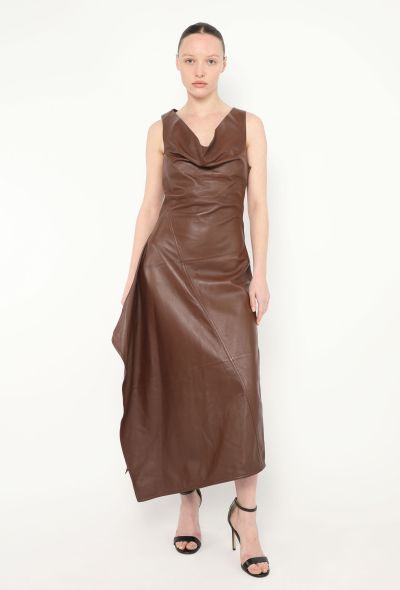 Bottega Veneta S/S 2023 Lambskin Asymmetrical Dress - 1