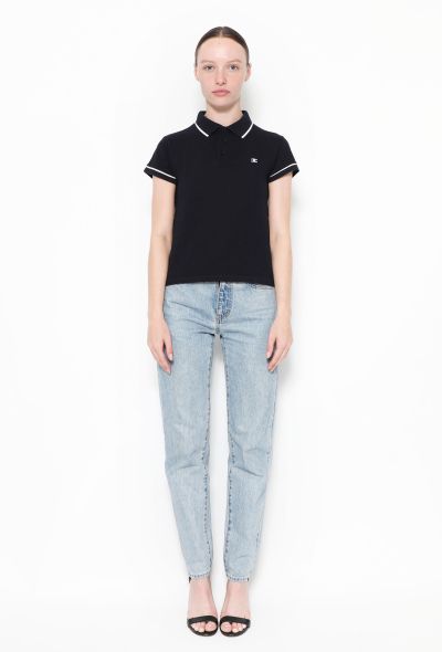 Céline 2021 Navy Piqué Triomphe Polo - 1