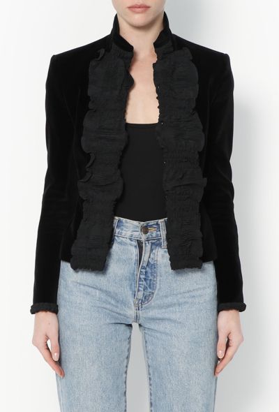 Saint Laurent F/W 2001 Tom Ford Velvet Jacket - 1